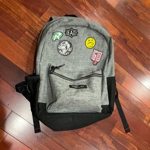 Replay backpack gray color very good condition